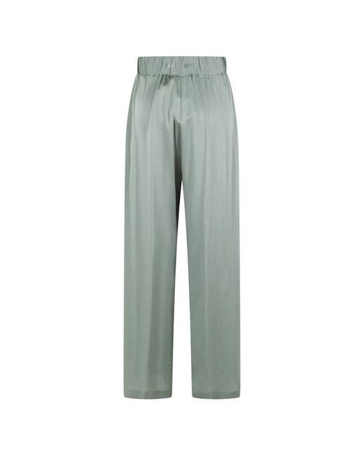 Semicouture Green Wide Trousers