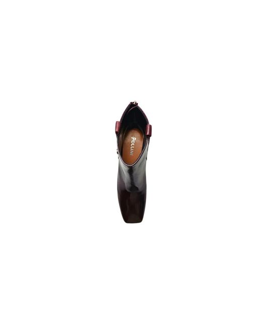 Pollini Brown Heeled Boots