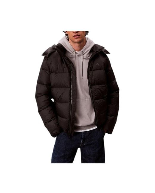 Calvin Klein Men's Black Winter Jackets