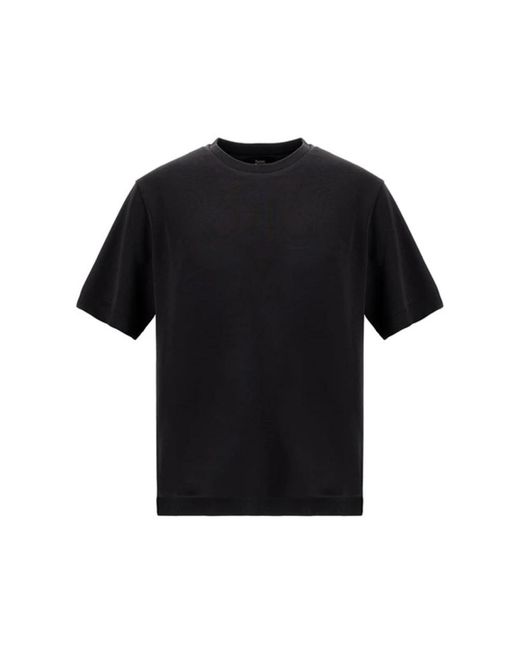 Herno Black T-Shirts for men