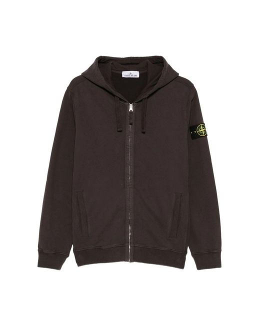Stone Island Black Zip-Throughs for men
