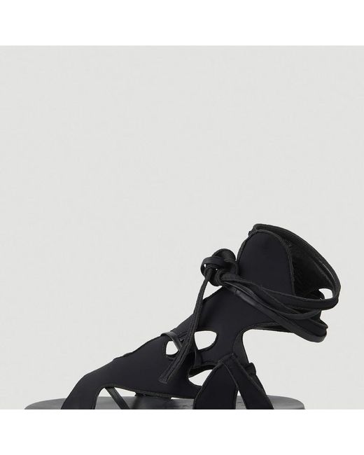 OTTOLINGER Black Flat Sandals