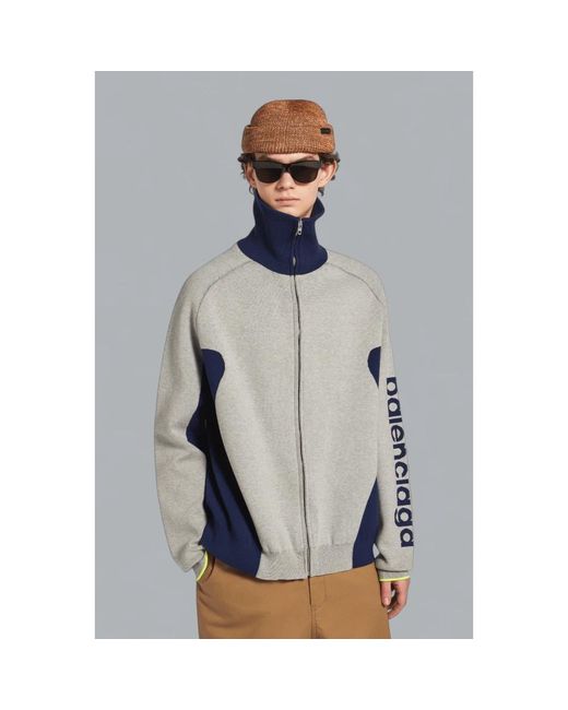 Balenciaga Blue Cardigans for men