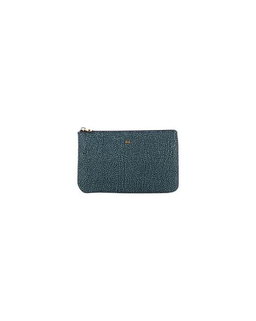 Borbonese Accessoires ,Blauw ,Leer Classica Documenthouder in het Blue