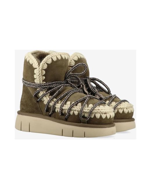 Mou Green Winter Boots