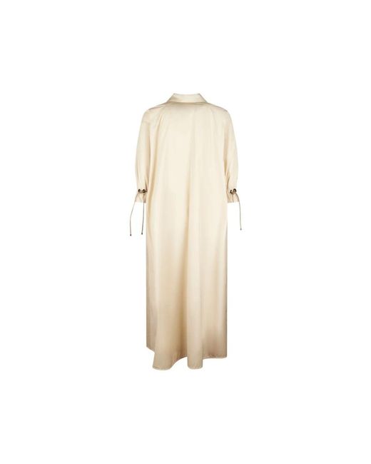 Max Mara Midi Jurken in het Natural