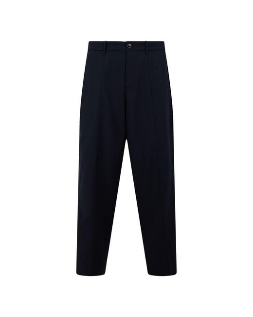 Nine:inthe:morning Blue Cropped Trousers for men