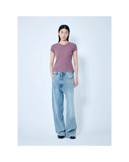 Acne Purple T-Shirts