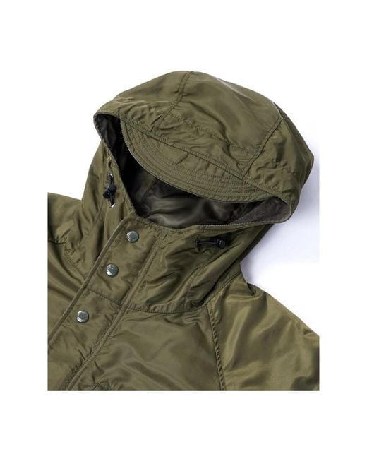 Engineered Garments Green Garments Field Parka Flight Satin Nylon for men