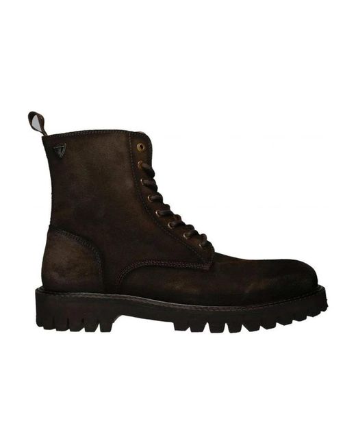 Salamander Black Lace-Up Boots for men