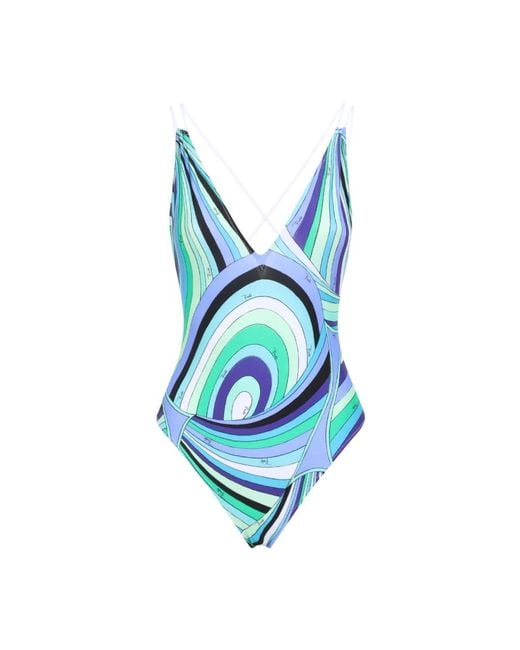 Emilio Pucci Blue Beachwears