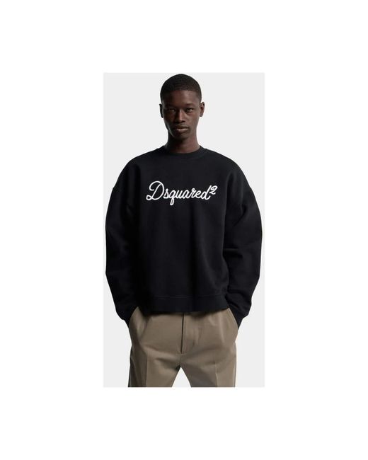 DSquared² Black Sweatshirts for men