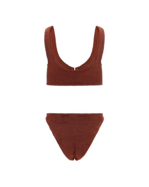 Hunza G Red Bikinis