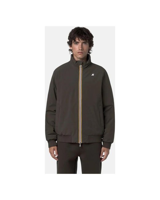 K-Way Men's Green Light Jackets