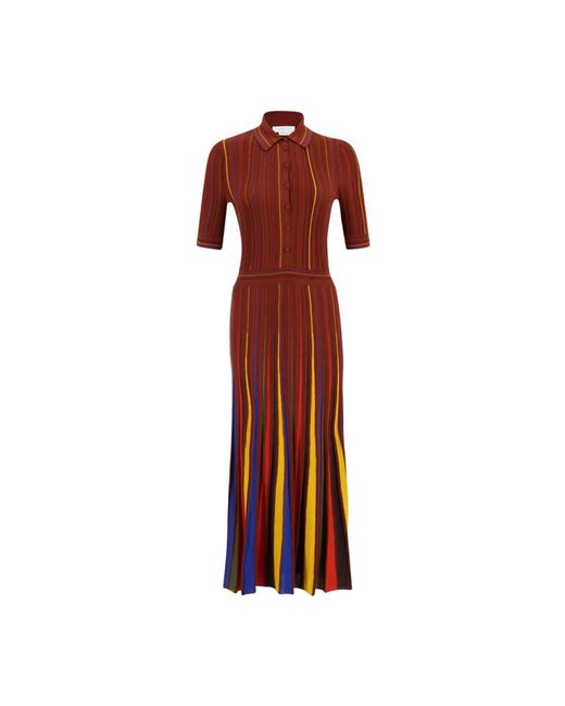 Gabriela Hearst Red Knitted Dresses