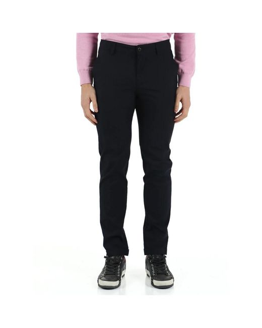 Ciesse Piumini Black Slim-Fit Trousers for men
