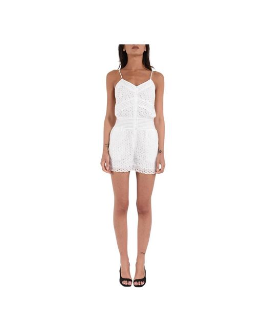 Patrizia Pepe White Playsuits