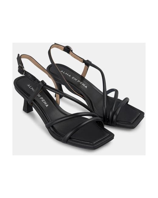 High Heel Sandals Alma En Pena. en coloris Black