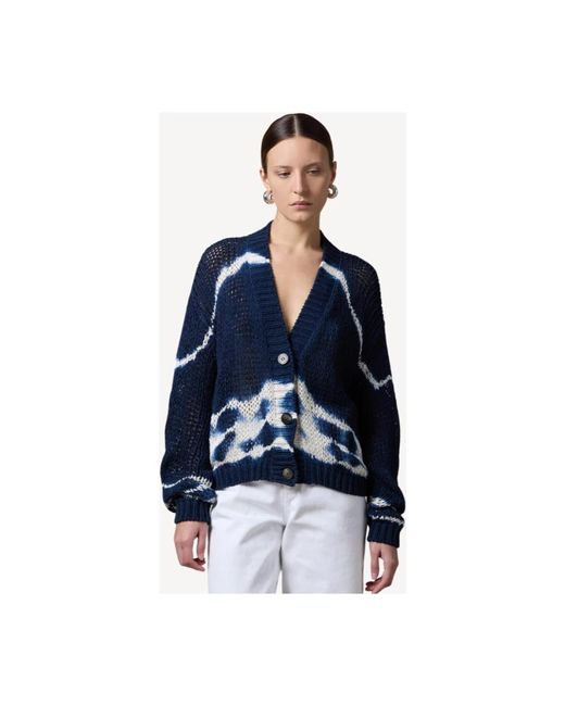 Cardigans Roberto Collina en coloris Blue
