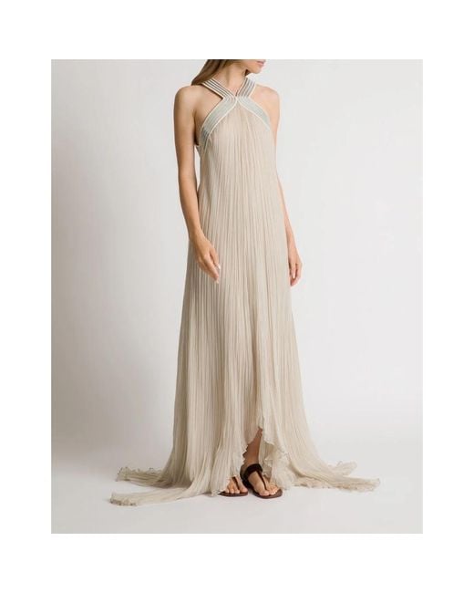 Alberta Ferretti Natural Gowns