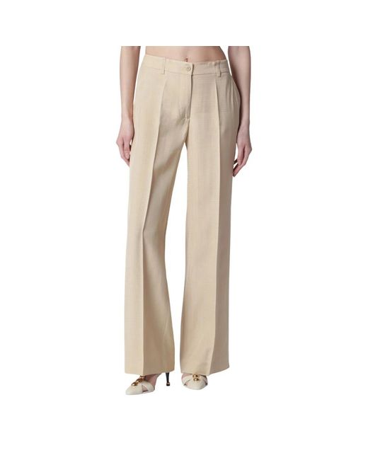 P.A.R.O.S.H. Natural Wide Trousers