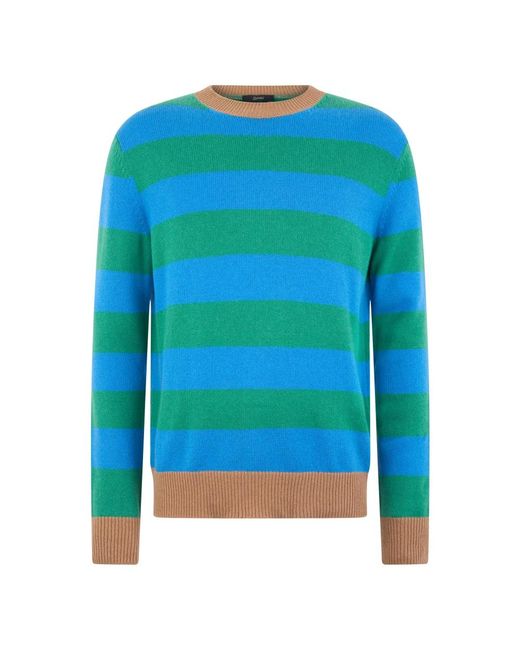 Herno Blue Round-Neck Knitwear for men