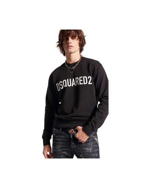 DSquared² Black Sweatshirts for men