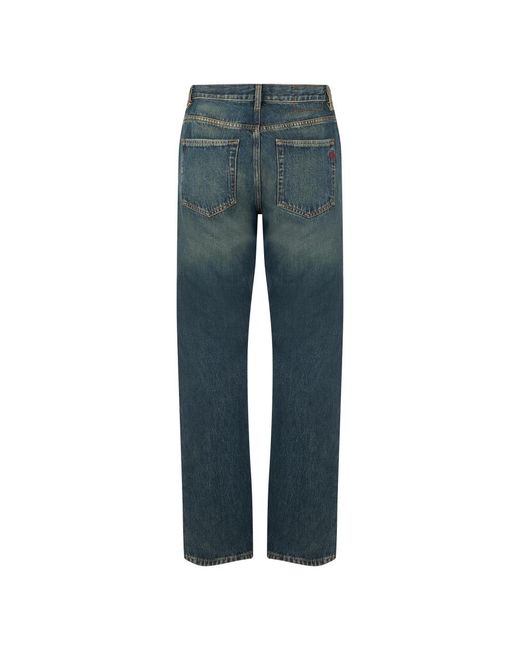 DIESEL Blue Straight Fit Jeans for men