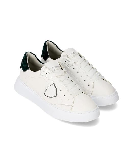 Philippe Model Sneakers in het White voor heren