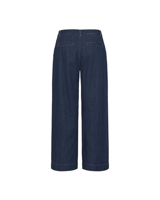Part Two Blue Straight Fit Jeans