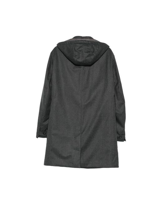 Canali Gray Parkas for men