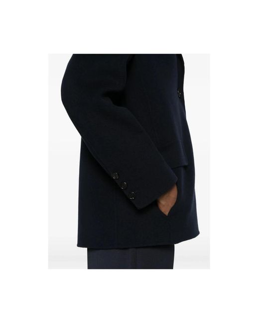 Max Mara Jassen ,Blauw ,Wol Smmelfi Jacket in het Black