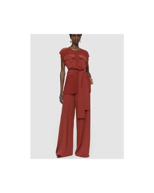 Joseph Kniza Blouse in het Red