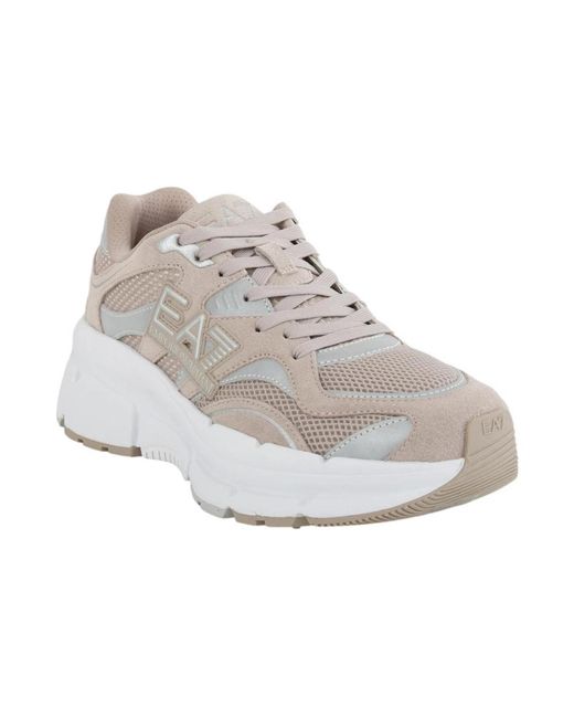 EA7 Schoenen ,Polyester Sneaker Schoenen in het Gray voor heren