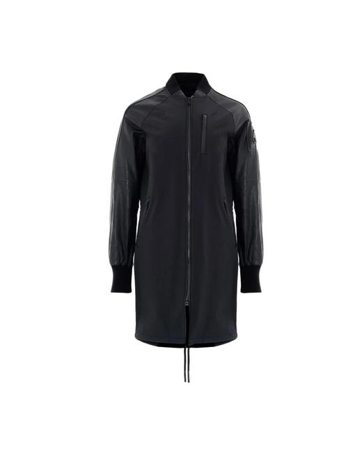 Moose Knuckles Blue Belted Coats