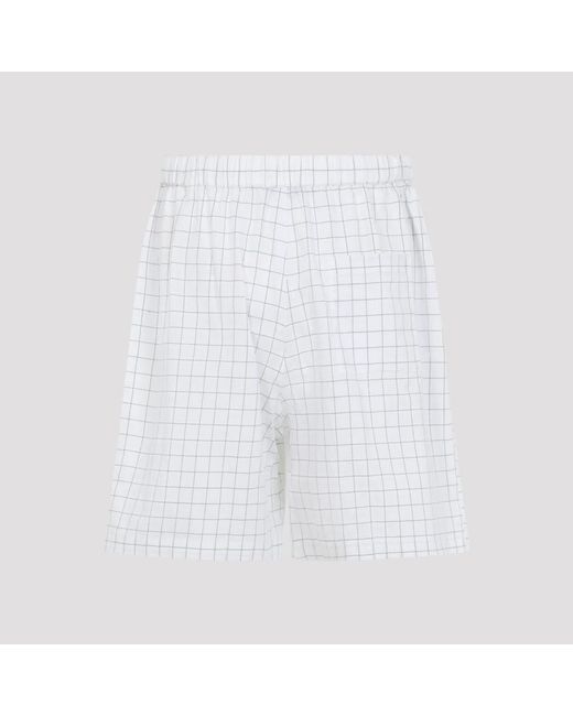 Acne White Casual Shorts for men