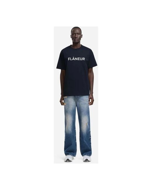 flâneur Blue T-Shirts for men