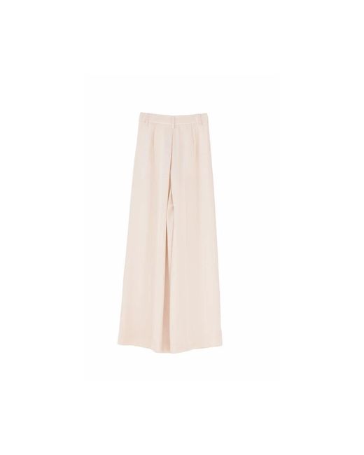 Fracomina Natural Wide Trousers
