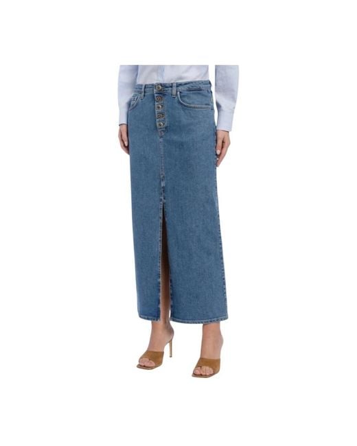 Dondup Blue Denim Skirts