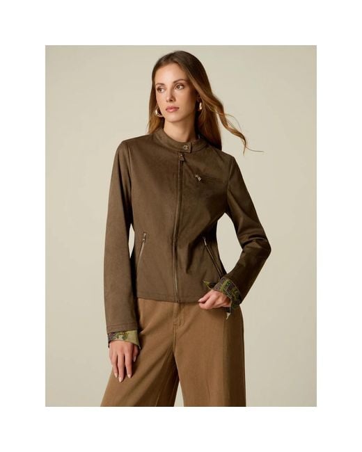 Light Jackets Oltre en coloris Green
