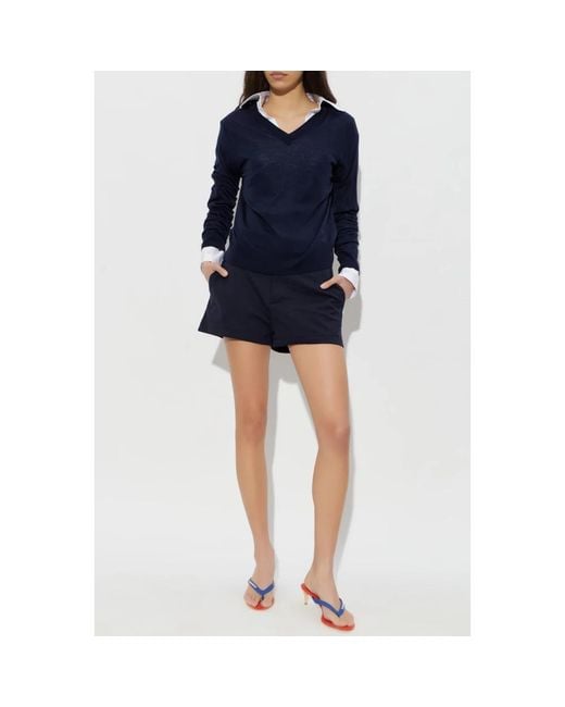 DSquared² Blue V-Neck Knitwear