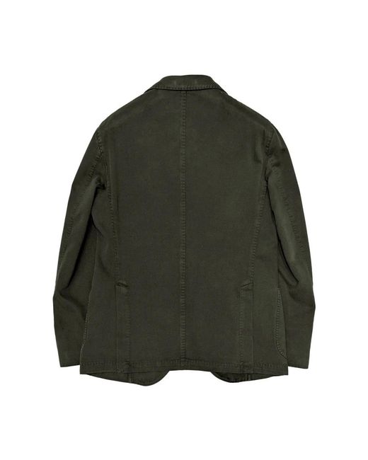 L.b.m. 1911 L.B. 1911, ,Jassen ,Groen ,Katoen Groene Katoenen Blazer Tijdloze Elegantie in het Green voor heren