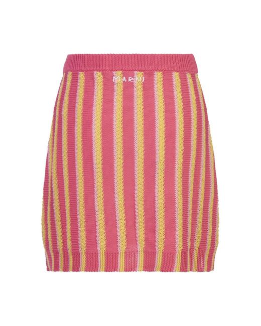 Marni Pink Short Skirts