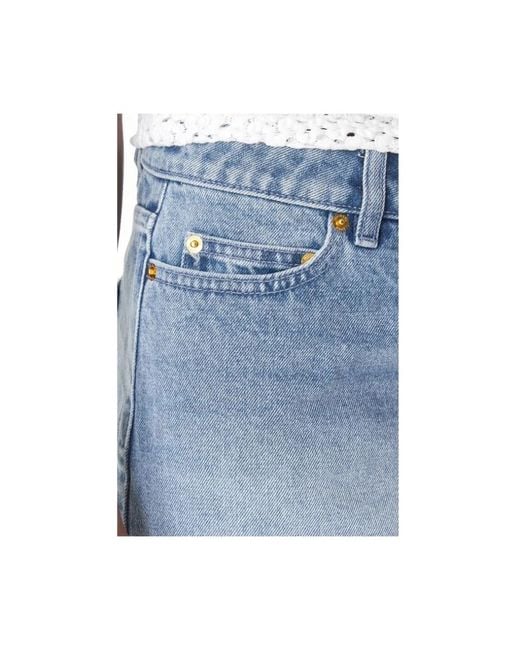 Michael Kors Blue Denim Shorts