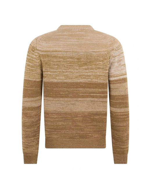 Malo Brown Round-Neck Knitwear for men