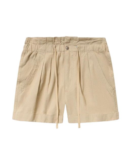 Isabel Marant Natural Short Shorts