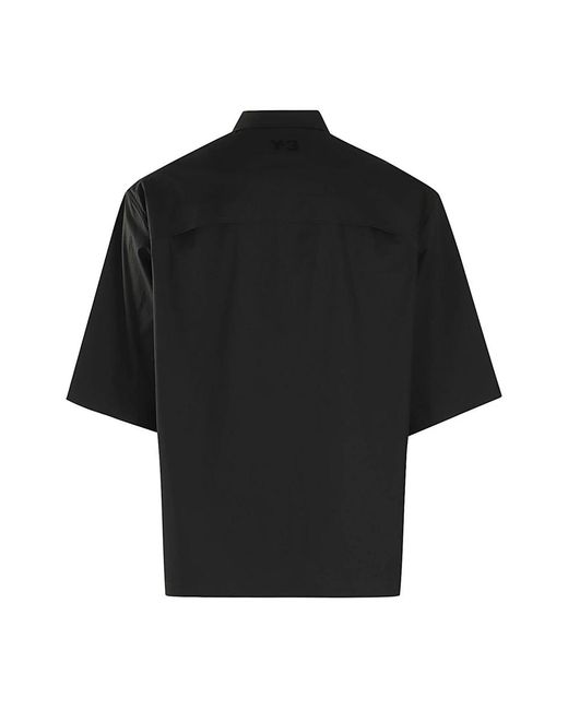 Shirts > short sleeve shirts Y-3 pour homme en coloris Black