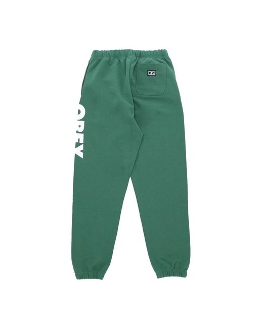 Obey Green Sweatpants for men