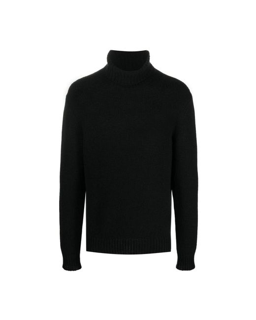 Felpa nera casual pullover di Ralph Lauren in Black da Uomo