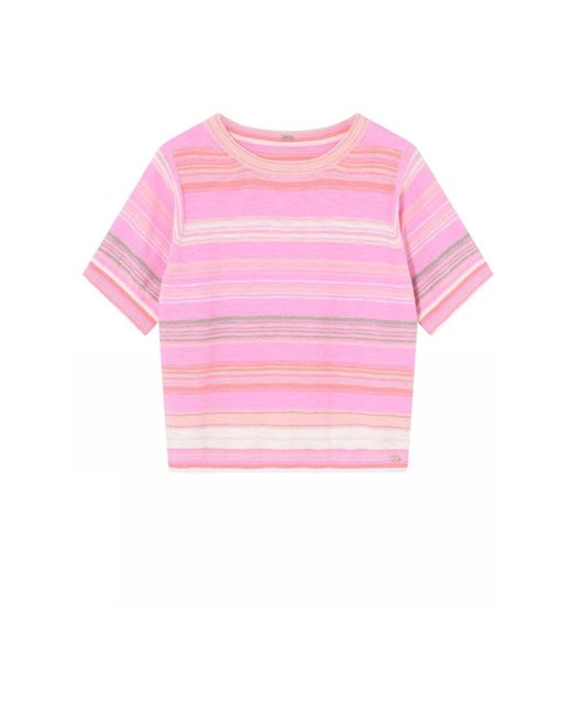 GUSTAV Pink Round-Neck Knitwear